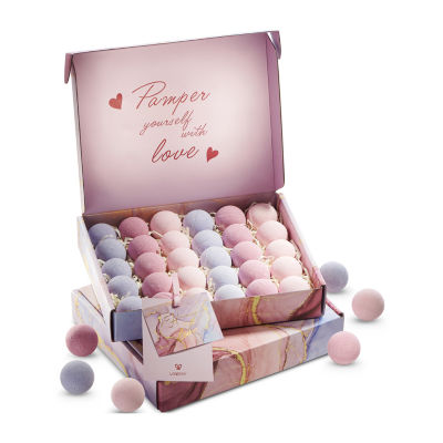 Lovery Bath Bombs Gift Set - 30pc Spa Body Care Balls In Variety Scents