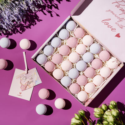 LOVERY™ Bath Bombs Gift Set - 30pc Spa Body Care Balls In Variety Scents