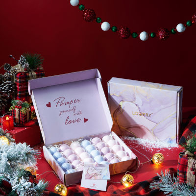 LOVERY™ Bath Bombs Gift Set - 30pc Spa Body Care Balls In Variety Scents