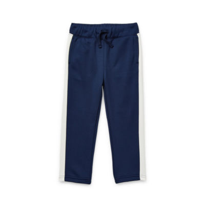 Okie Dokie Toddler & Little Boys Straight Pull-On Pants, Color: Navy ...