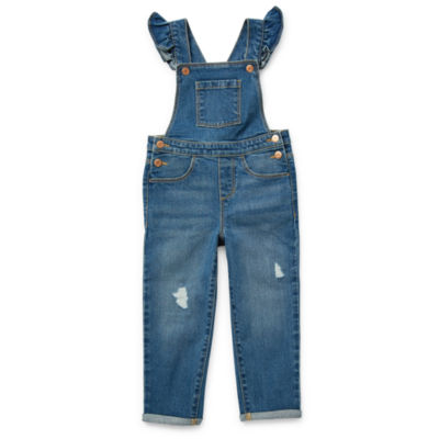 Okie Dokie Toddler & Little Girls Overalls, Color Ava Wash JCPenney