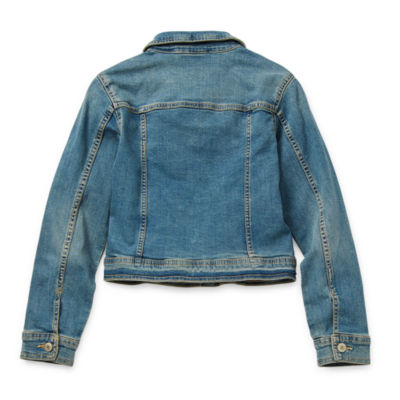 Thereabouts Little & Big Girls Denim Lightweight Jacket