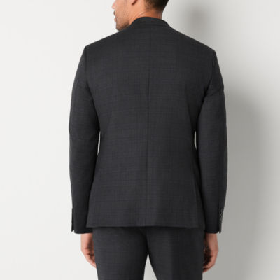 Collection By Michael Strahan Mens Plaid Classic Fit Suit Jacket