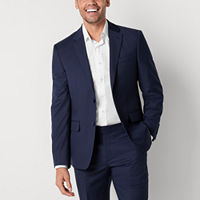 Collection By Michael Strahan Mens Classic Fit Suit Jacket, 42 Regular, Blue
