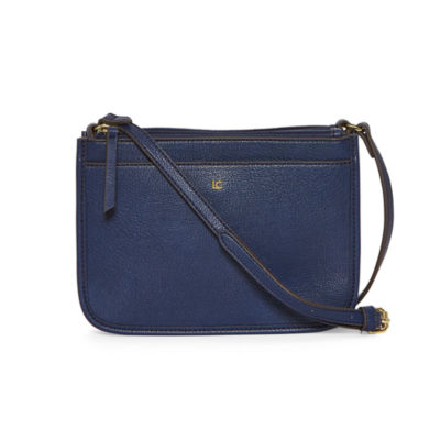 Liz Claiborne Terry Crossbody Bag, Color Navy JCPenney