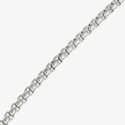 Shaquille O'Neal XLG Stainless Steel 24 Inch Box Chain Necklace