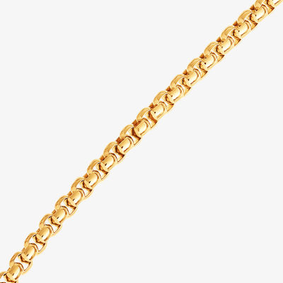 Shaquille O'Neal XLG Stainless Steel Inch Figaro Chain Necklace