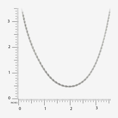 Shaquille O'Neal XLG Mens Stainless Steel 24 Inch Rope Chain Necklace