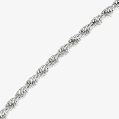 Shaquille O'Neal XLG Mens Stainless Steel 24 Inch Rope Chain Necklace