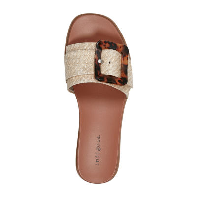Indigo Rd. Tarrice Womens Adjustable Strap Footbed Sandals