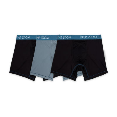 Fruit of the Loom Getaway Mens 3 Pack Boxer Briefs