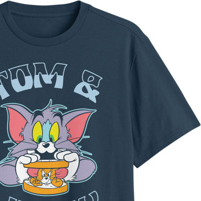 Mens Short Sleeve Tom and Jerry Graphic T-Shirt