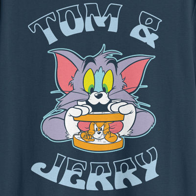 Mens Short Sleeve Tom and Jerry Graphic T-Shirt