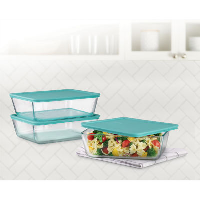 Pyrex Simply Store 6-pc. Glass Food Storage