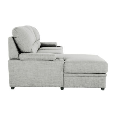 Gallo 2-pc. Pad-Arm Sleeper Sectional