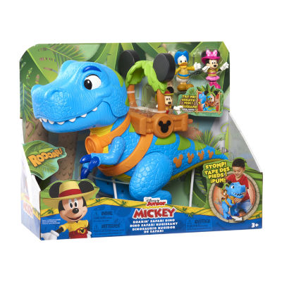 Disney Collection Dino Safari Giant Roarin' Dino Mickey Mouse Toy Playset