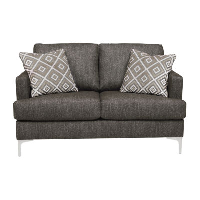 Signature Design by Ashley® Arcola Living Room Collection Pad-Arm Upholstered Loveseat