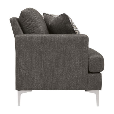 Signature Design by Ashley® Arcola Living Room Collection Pad-Arm Upholstered Loveseat