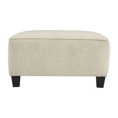 Signature Design by Ashley® Abinger Living Room Collection Upholstered Ottoman