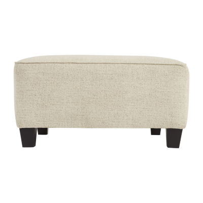 Signature Design by Ashley® Abinger Living Room Collection Upholstered Ottoman