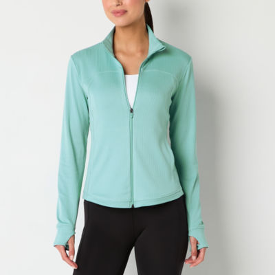 Xersion Everultra-Lite Womens Rib Moisture Wicking Lightweight Softshell Jacket