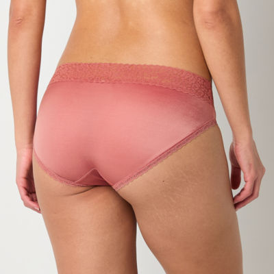 Ambrielle Everyday Cheeky With Lace Trim Panty