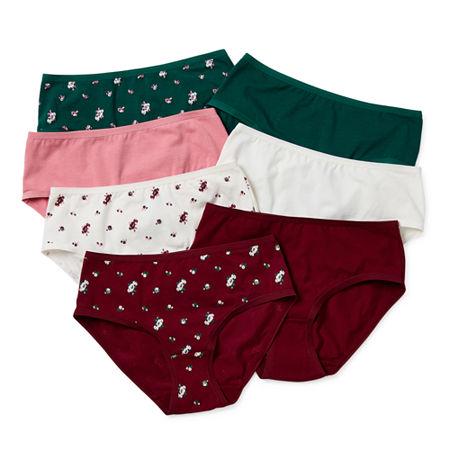 Thereabouts 7 Pack Brief Panty 344397, 6, Red