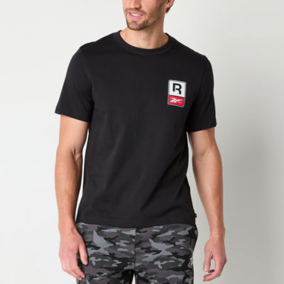 Reebok Mens Crew Neck Short Sleeve Graphic T-Shirt