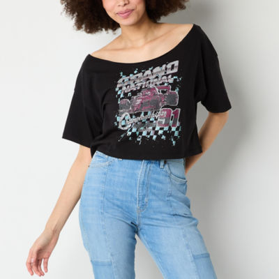 Arizona Juniors Womens Short Sleeve Graphic T-Shirt