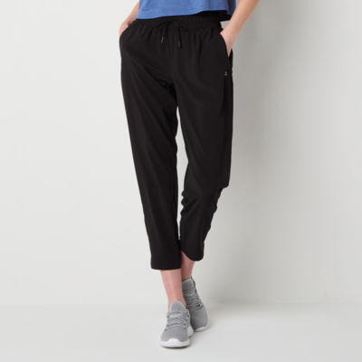 Xersion Womens Mid Rise Tapered Pull-On Pants