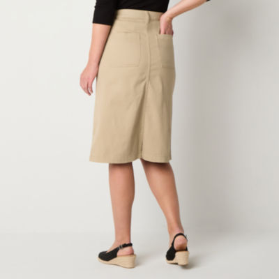 St. John's Bay Womens A-Line Skirt