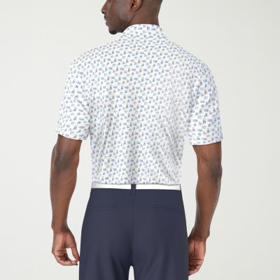 PGA TOUR Mens Regular Fit Short Sleeve Polo Shirt