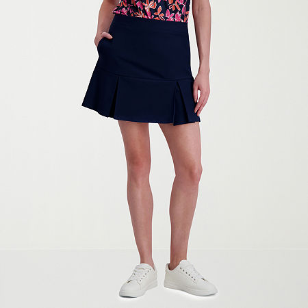 Stella Parker Womens Mid Rise Scooter Skirt, Small, Blue