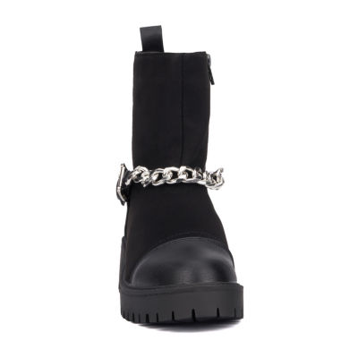 New York & Company Womens Jada Flat Heel Booties