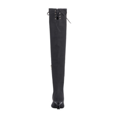 New York & Company Womens Vanellope Kitten Heel Dress Boots