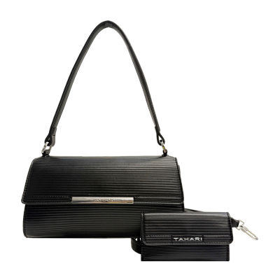 Tahari Spring Multi Compartment Convertible Shoulder Bag