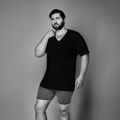 Stafford Heavyweight Mens 3 Pack Short Sleeve V Neck T-Shirt Tall