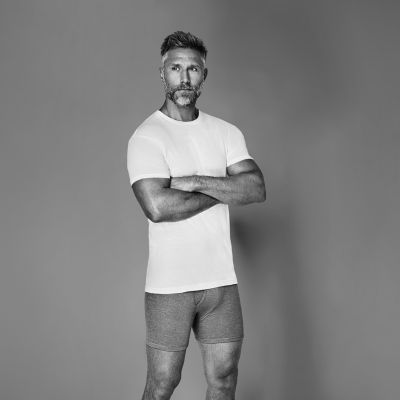 Stafford Dry + Cool Mens 4 Pack Short Sleeve Crew Neck Moisture Wicking T-Shirt