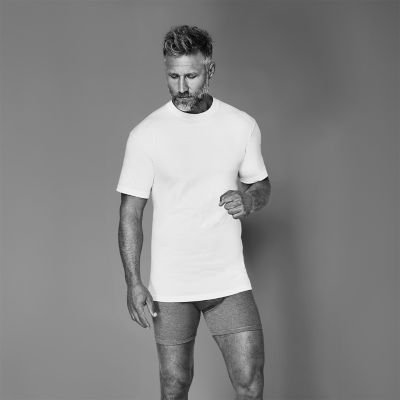 Stafford Heavyweight Mens 4 Pack Short Sleeve Crew Neck T-Shirt