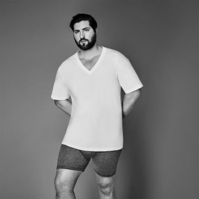 Stafford Ultra Soft Mens 4 Pack Short Sleeve V Neck T-Shirt Big and Tall