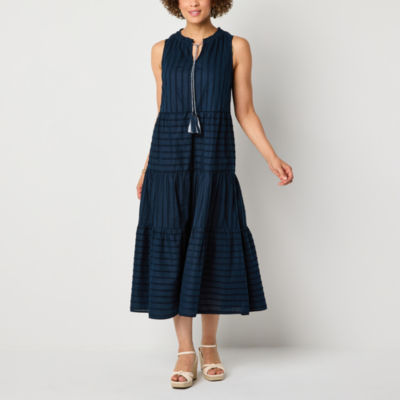 Liz Claiborne Womens Sleeveless A-Line Dress