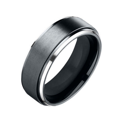 Mens 9mm Cobalt Wedding Band