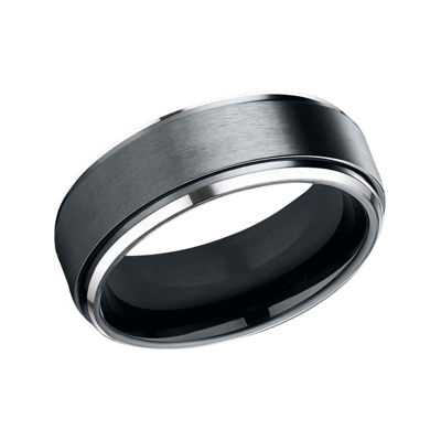 Mens 9mm Cobalt Wedding Band