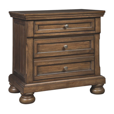 Signature Design by Ashley® Prestonwood Nightstand, Color Medium Brown