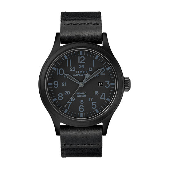 Timex Mens Black Strap Watch Tw4b14200jt