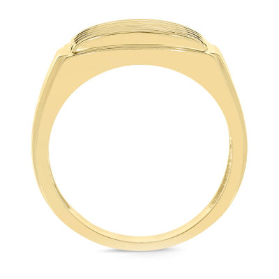 Mens CT. T.W. Natural Diamond 10K Gold Fashion Ring