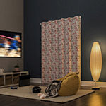 Sun Zero Rainbows Energy Saving 100% Blackout Grommet Top Single Curtain Panel