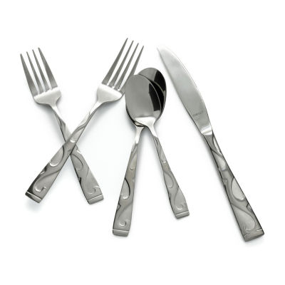 Oneida® Tuscany 45pc. Flatware Set, Color Stainless Steel JCPenney