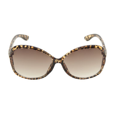 Mixit Womens UV Protection Oval Sunglasses, Color: Leopard - JCPenney