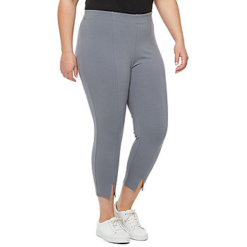Stylus Womens Plus High Rise Ankle Pull-On Pants - JCPenney